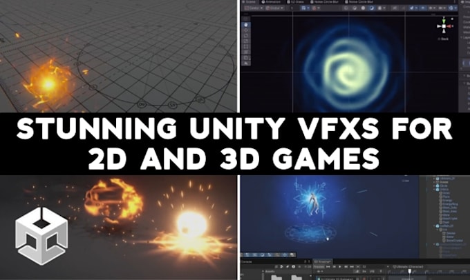 create stunning unity vfx, unity particle systems, shader graph for unity game