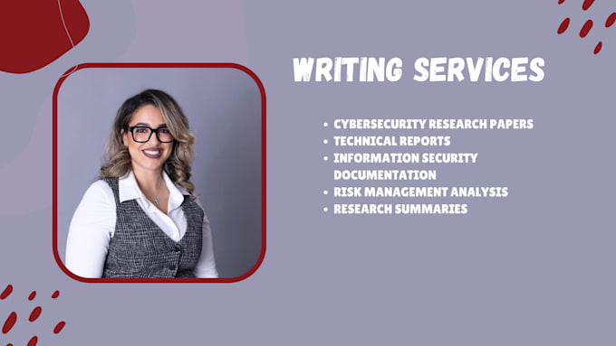 proofread and edit cybersecurity research tasks and technical reports