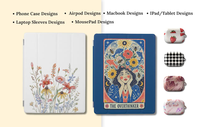 design ipad phone cases macbook airpods cases