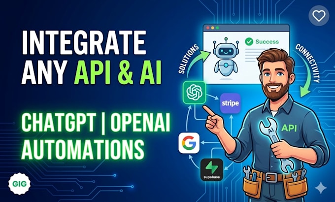 integrate chatgpt API and smart automations into your website