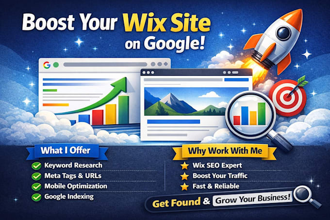 do wix website SEO optimization to improve google ranking