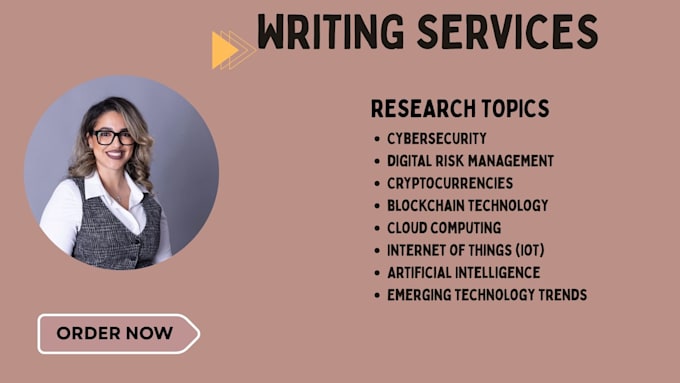 write research reports on cybersecurity, ai, cloud computing, and technology