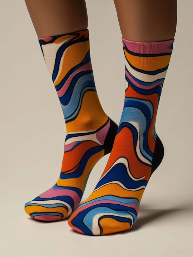 unique socks design and custom socks design