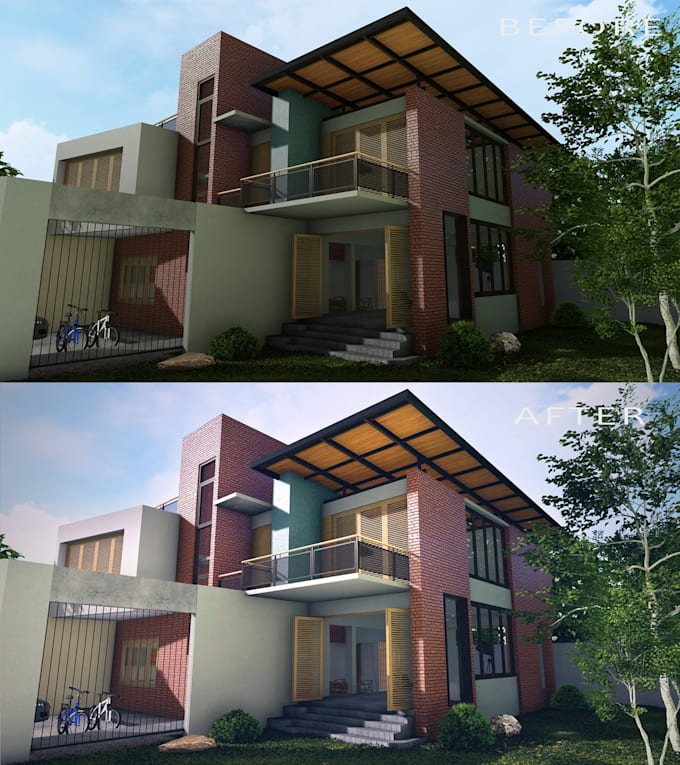 do interior and exterior photo editing