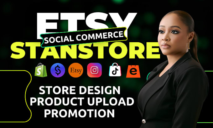 stanstore marketing etsy landing page shopify digital products upload systeme io