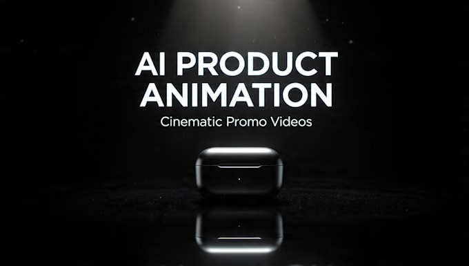 create cinematic ai product animation and promo video