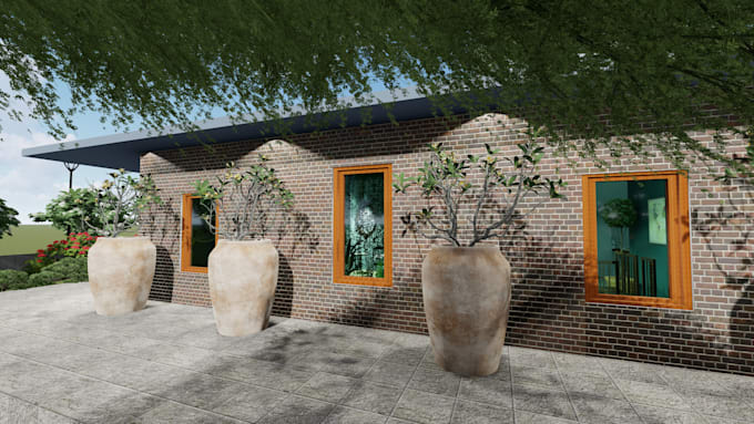 create realistic lumion architectural rendering images
