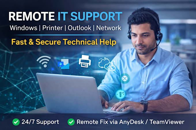 provide remote IT support for windows