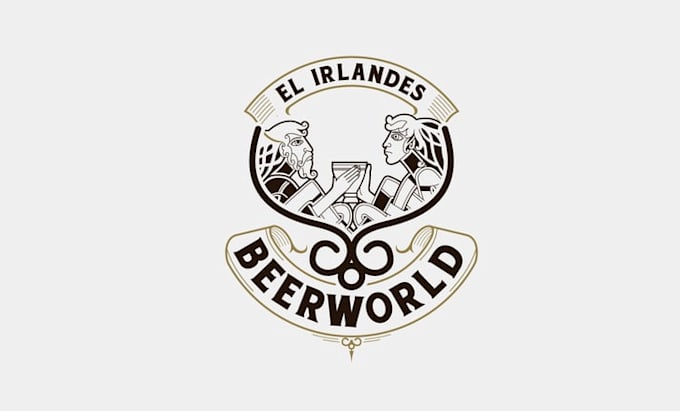 create a traditional logo for a craft beer importer