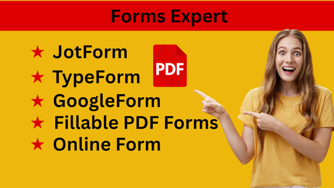 create jotform, google form, typeform, online form surveys