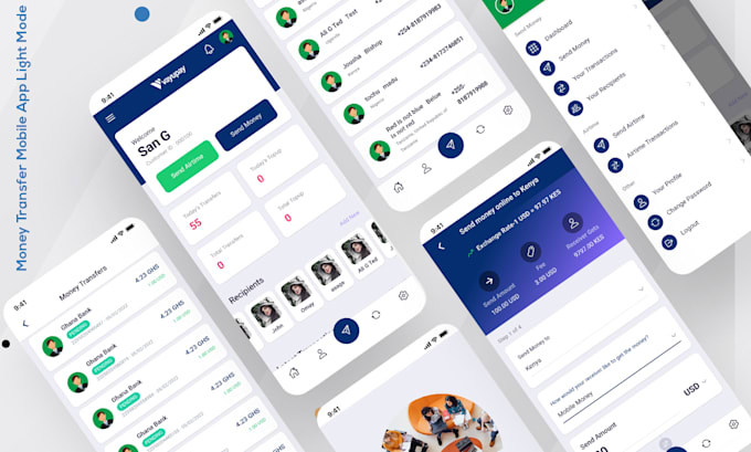 develop white label money transfer mobile apps