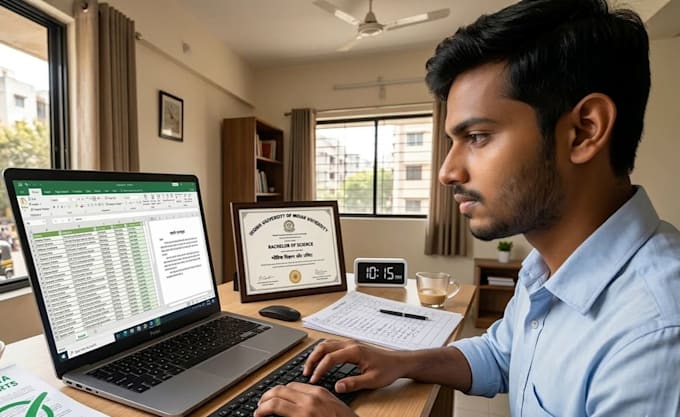 do accurate data entry, web research, and verification
