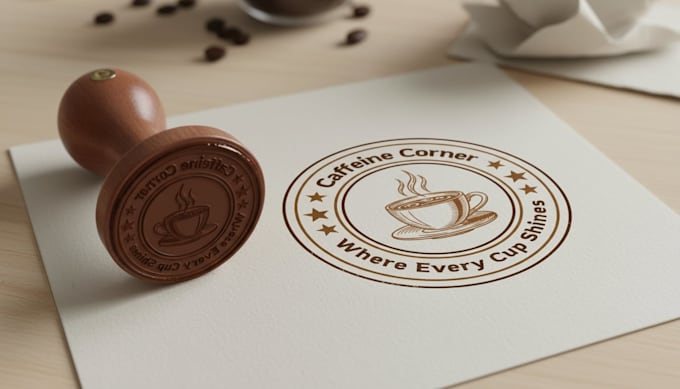 create a custom stamp logo, badge, or seal design