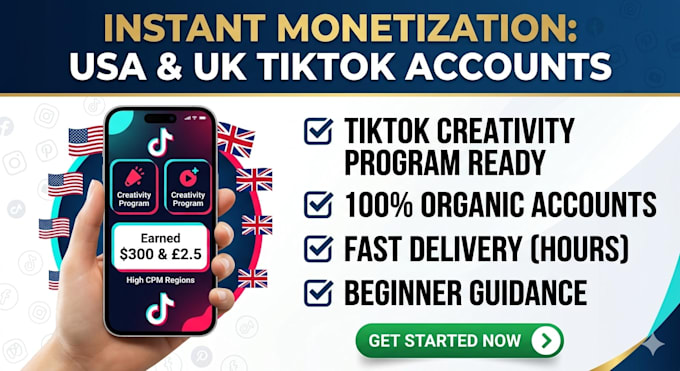 create uk and usa accounts