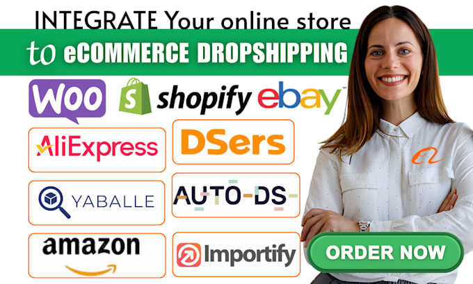 integrate your online store to ecommerce dropshipping