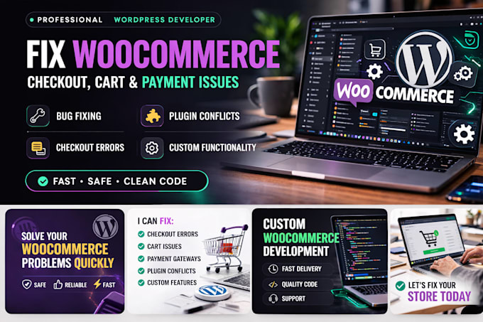 customize woocommerce functionality and fix bugs
