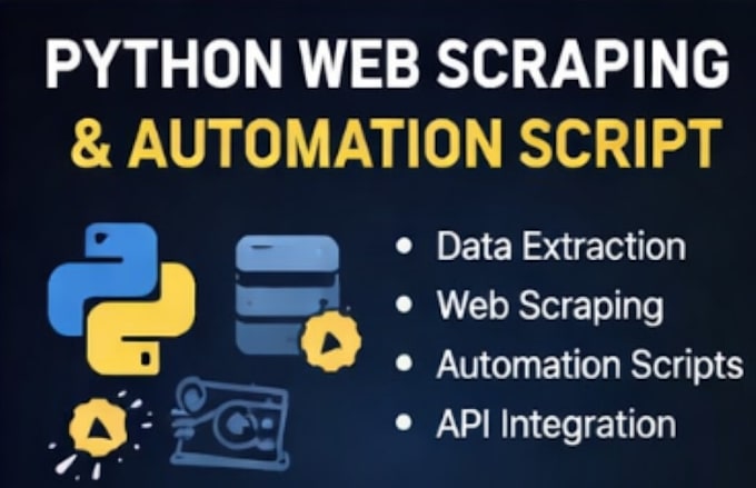 build python web scraping and automation scripts