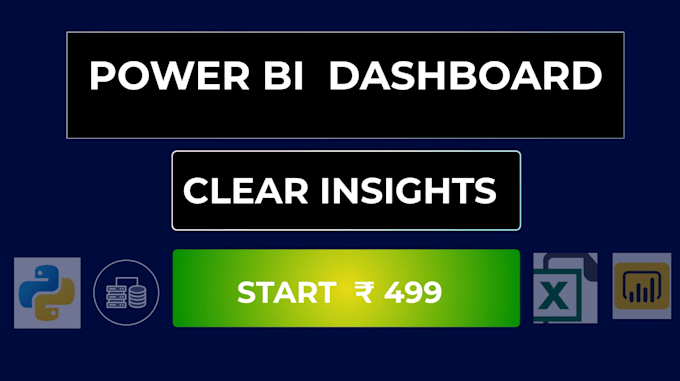 create a professional power bi dashboard excel dashboard and data analysis