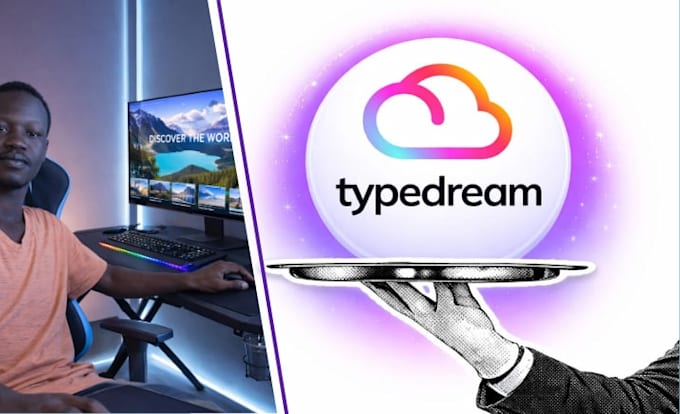 design or redesign a modern website using typedream