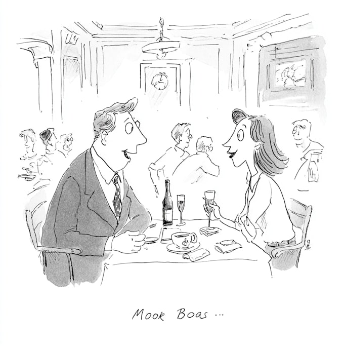 draw new yorker style comics bitmap