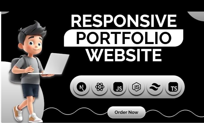 build a professional react or nextjs portfolio website for you