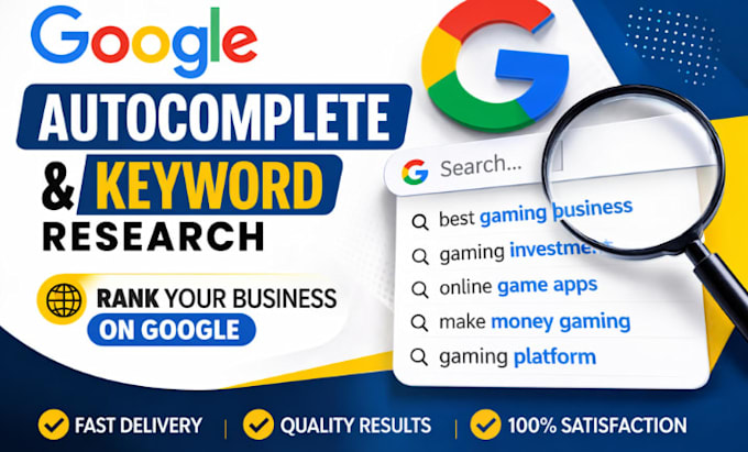 do google autocomplete, bing, analysis for website ranking
