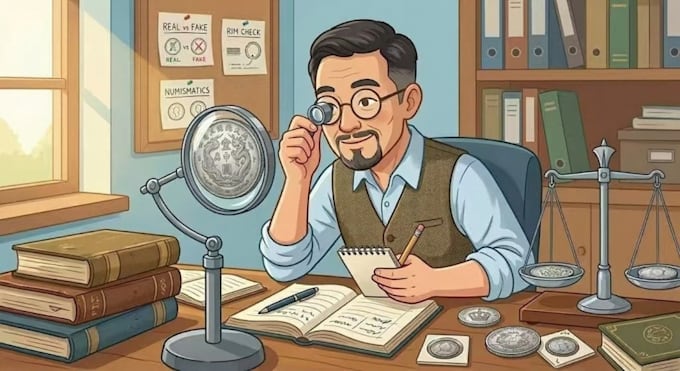 identify and appraise any ancient or modern coins