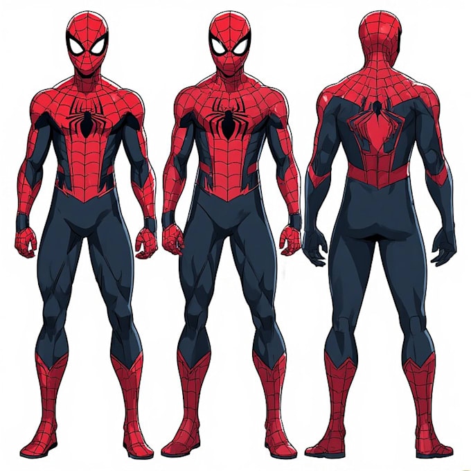 illustrat comic characters, superhero fanart, marvel style