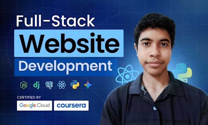 Do custom website development as full stack web developer or front end ...