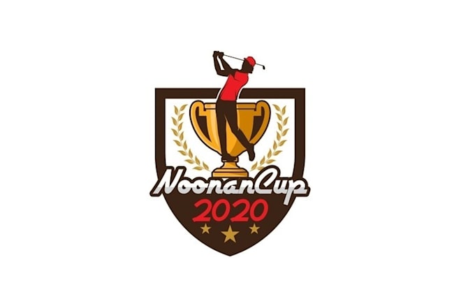 design a simple and modern golf tournament logo