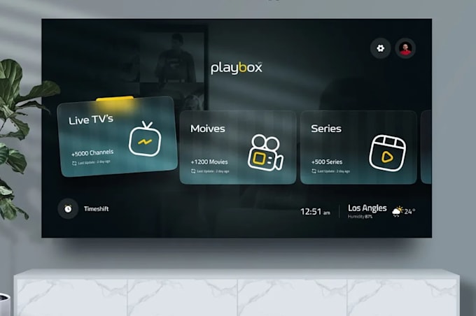 develop custom iptv app smarter app ibo player smasung tizen app lg webos app