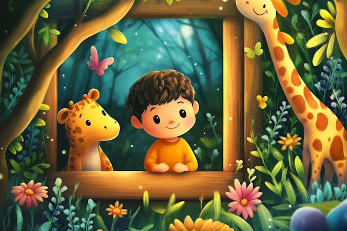 children book illustration and children book design