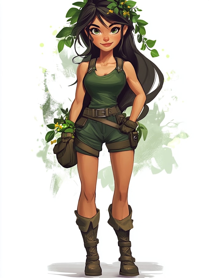 create 2d game character or 2d game character