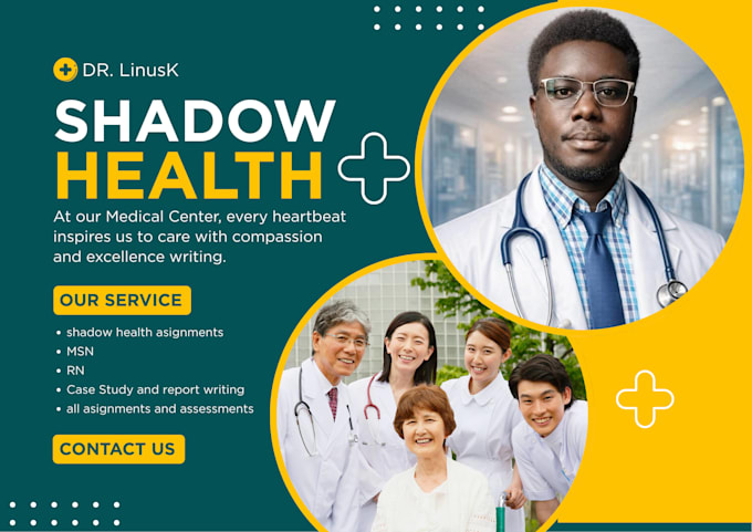 shadow health, focused notes, and nursing case studies