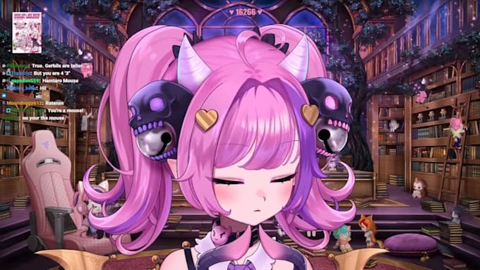 create a custom 3d vtuber model with full rigging vrm for vrchat vroid streaming