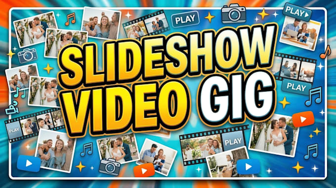 create a modern and clean slideshow video