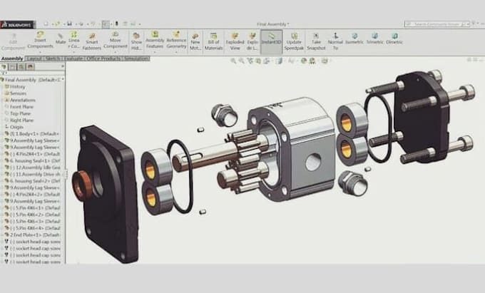 create plastic injection mold design for manufacturing in solidworks