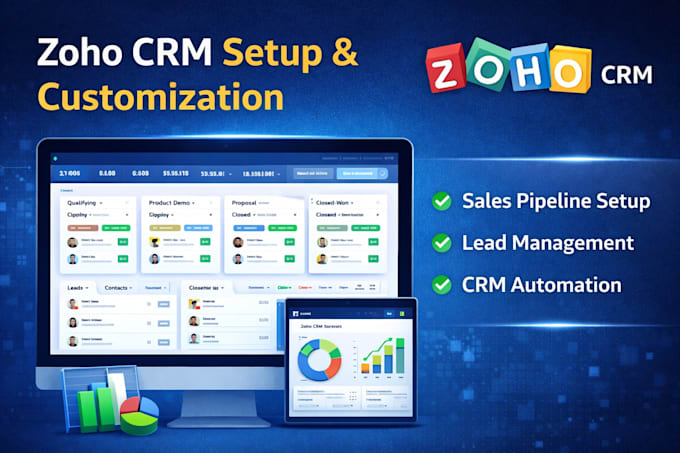 setup and customize zoho CRM for your business