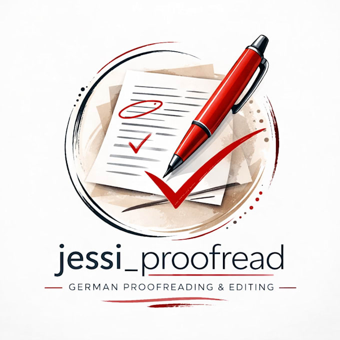 professionally proofread and correct your german text