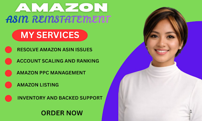 reinstate amazon asin listing PPC management resolve amazon issues and poa