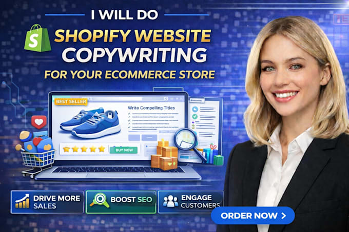 do shopify website copywriting for your ecommerce store