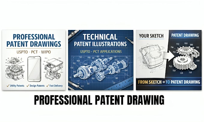 Pct Drawing Creare disegni di brevetto professionali per domanda di brevetto uspto ...