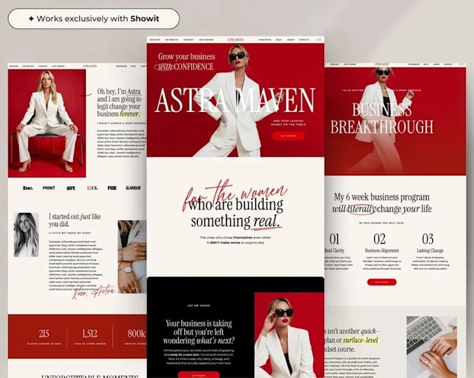 design or redesign your showit website, showit template, showit SEO