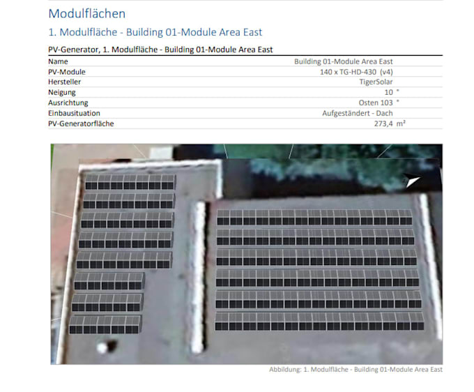 design a solar pv system using pvsol with full simulation