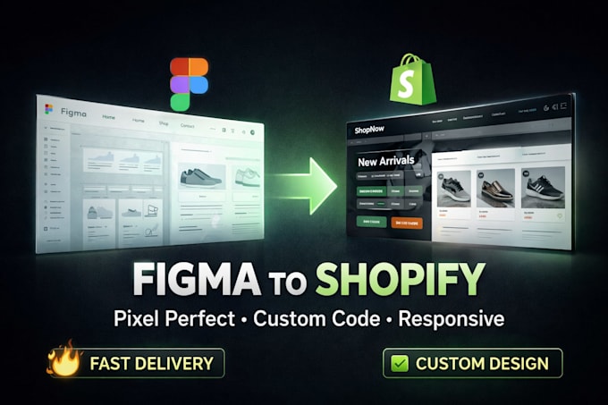 convert figma to shopify theme with liquid coding