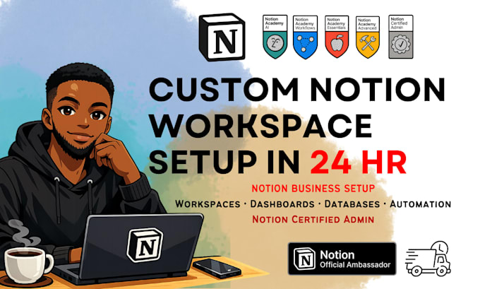notion workspace notion dashboard notion expert notion template setup in 24 hour