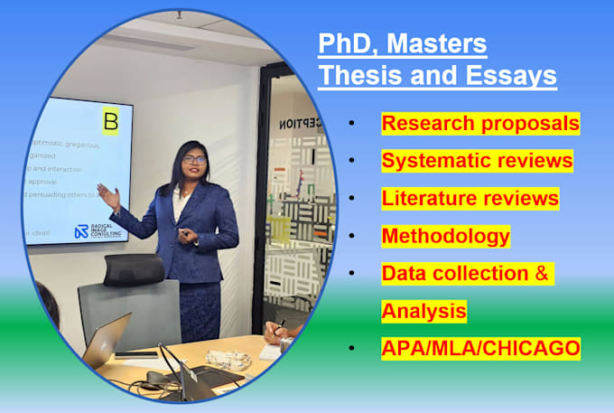 review tutor and edit phd masters documents and research