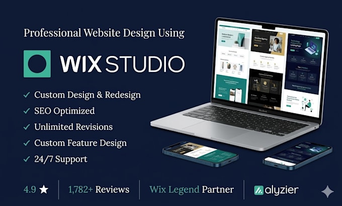 design wix studio website, wix website redesign, wix, wix studio expert