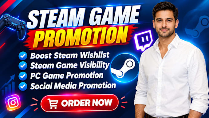 promote steam game, steam game wishlists, game visibility and game marketing