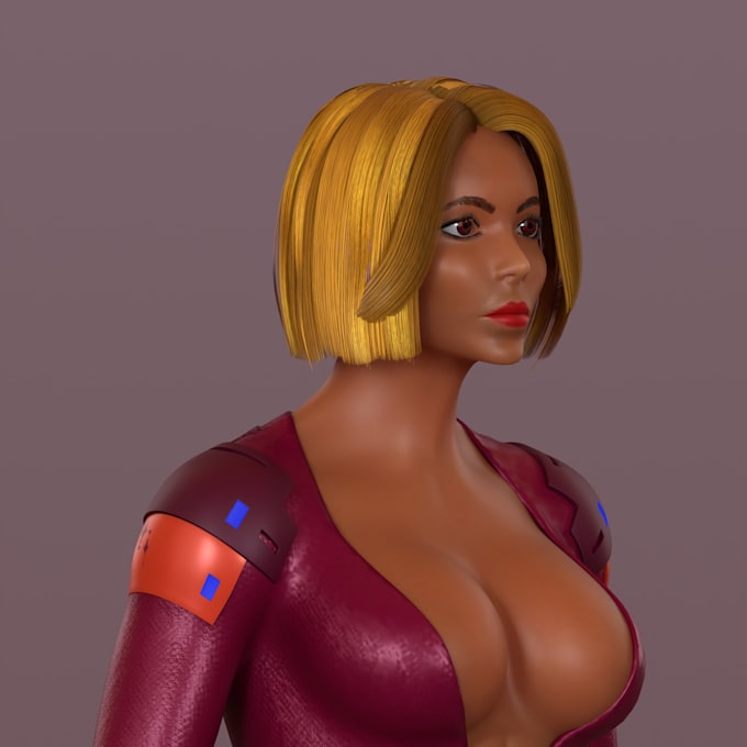 create stylized or realistic 3d character models for games and animation